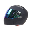 JIEKAI 105 Full Face Helmet Electromobile Motorcycle Double Lens Protective Helmet, Size: XL(Matte Black+Color)