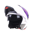 JIEKAI 105 Full Face Helmet Electromobile Motorcycle Double Lens Protective Helmet, Size: XXL (White+Color)