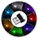 Universal PC Car USB LED Atmosphere Lights Emergency Lighting Decorative Lamp (Green Light)