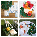 Home Handcrafts Green Artificial Tropical Plant Leaf Fake Palm Leaves Monstera Decoration
