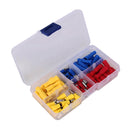 60 in 1 Mixed Cold Press Electrical Insulated Terminals Bullet Solderless Crimp Connectors Kit