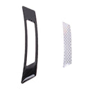 2 PCS Carbon Fiber Reflective Car Fender Flare Wheel Brow Warning Strip Stickers(White)