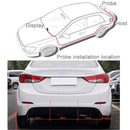 Car Buzzer Reverse Backup Radar System - Premium Quality 4 Parking Sensors Car Reverse Backup Radar System with LCD Display(Brown)
