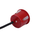 Car Buzzer Reverse Backup Radar System - Premium Quality 4 Parking Sensors Car Reverse Backup Radar System with LCD Display(Dark Red)