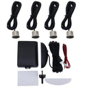 Car Buzzer Reverse Backup Radar System - Premium Quality 4 Parking Sensors Car Reverse Backup Radar System with LCD Display(Silver Grey)