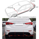 Car Buzzer Reverse Backup Radar System - Premium Quality 4 Parking Sensors Car Reverse Backup Radar System with LCD Display(Black)