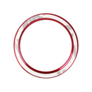 Car Engine Start Key Push Button Ring Trim Aluminum Alloy Sticker Decoration for Audi(Red)