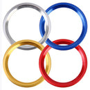 Car Engine Start Key Push Button Ring Trim Aluminum Alloy Sticker Decoration for Audi(Gold)