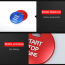 3D Aluminum Alloy Engine Start Stop Push Button Cover Trim Decorative Sticker for Mazda(Red)