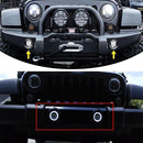 2 PCS IP67 Waterproof 30W 6500-7000K 2300LM 4 inch CREE 6-LED Lamp Driving Fog Lights with Angel Eyes for Jeep Wrangler(White Light)