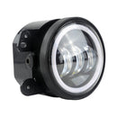 2 PCS IP67 Waterproof 30W 6500-7000K 2300LM 4 inch CREE 6-LED Lamp Driving Fog Lights with Angel Eyes for Jeep Wrangler(White Light)