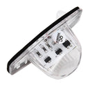 2 PCS DC 12V 2W 120LM 6000K LED License Plate Light 18-SMD 3528 Bulbs Lamps for Honda JAZZ(FIT) 02-17, Odyssay 08-17, Stream 01-05, CR-V 07-17