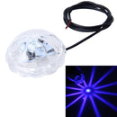SRF-3089 DC8-80V 5W 300LM Chassis Light For Motorcycle,Wire Length: 76cm(Blue Light)