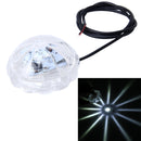 SRF-3089 DC8-80V 5W 300LM Chassis Light For Motorcycle,Wire Length: 76cm(White Light)