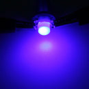 10 PCS 0.4W B8.5 Wedge Instrument Panel COB LED Light Dashboard Gauge Cluster Indicator Lamp Bulb (Blue Light)