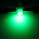 10 PCS 0.4W B8.5 Wedge Instrument Panel COB LED Light Dashboard Gauge Cluster Indicator Lamp Bulb (Green Light)