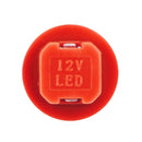 10 PCS 0.4W B8.5 Wedge Instrument Panel COB LED Light Dashboard Gauge Cluster Indicator Lamp Bulb (Red Light)