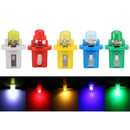 10 PCS 0.4W B8.5 Wedge Instrument Panel COB LED Light Dashboard Gauge Cluster Indicator Lamp Bulb (White Light)