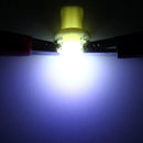 10 PCS 0.4W B8.5 Wedge Instrument Panel COB LED Light Dashboard Gauge Cluster Indicator Lamp Bulb (White Light)