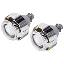 IPHCAR M803 H1 2.5 inch 12V Bi-Xenon Projector Lens Headlight with Exquisite Angle Eyes Decoration for Left Driving(Yellow)