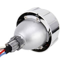 IPHCAR M803 H1 2.5 inch 12V Bi-Xenon Projector Lens Headlight with Exquisite Angle Eyes Decoration for Left Driving(Yellow)