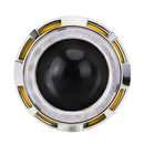 IPHCAR M803 H1 2.5 inch 12V Bi-Xenon Projector Lens Headlight with Exquisite Angle Eyes Decoration for Left Driving(Yellow)