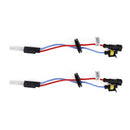 IPHCAR M803 H1 2.5 inch 12V Bi-Xenon Projector Lens Headlight with Exquisite Angle Eyes Decoration for Left Driving(Yellow)