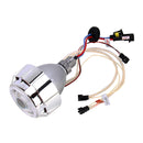 IPHCAR M803 H1 2.5 inch 12V Bi-Xenon Projector Lens Headlight with Exquisite Angle Eyes Decoration for Left Driving(Yellow)
