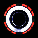 IPHCAR G262 H1 3.0 inch 12V Bi-Xenon Projector Lens Headlight with Exquisite Angle Eyes Decoration for Right Driving(Red)