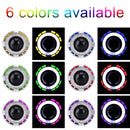 IPHCAR G262 H1 3.0 inch 12V Bi-Xenon Projector Lens Headlight with Exquisite Angle Eyes Decoration for Right Driving(Red)