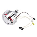 IPHCAR G262 H1 3.0 inch 12V Bi-Xenon Projector Lens Headlight with Exquisite Angle Eyes Decoration for Right Driving(Red)