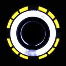 IPHCAR G262 H1 3.0 inch 12V Bi-Xenon Projector Lens Headlight with Exquisite Angle Eyes Decoration for Left Driving(Yellow)