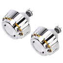 IPHCAR G262 H1 3.0 inch 12V Bi-Xenon Projector Lens Headlight with Exquisite Angle Eyes Decoration for Left Driving(Yellow)