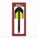 2 PCS Carbon Fiber Car-Styling Fender Reflective Bumper Decorative Strip, Inner Reflection + External Carbon Fiber(Light Yellow)