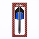 2 PCS Carbon Fiber Car-Styling Fender Reflective Bumper Decorative Strip, Inner Reflection + External Carbon Fiber(Blue)