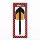 2 PCS Carbon Fiber Car-Styling Fender Reflective Bumper Decorative Strip, Inner Reflection + External Carbon Fiber(Yellow)