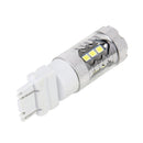 2 PCS T20 / 7443 5W 250LM 6000K Car Auto Brake Lights 16LEDs SMD-2835 Lamps, DC 12V(White Light)