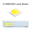 2 PCS T20 / 7440 12W 330LM Car Auto Turn Light Reversing Lights 12LEDs SMD-3030 Lamps, DC 12V-24V(Yellow Light)