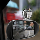 3R-044 Auxiliary Rear View Mirror Car Adjustable Blind Spot Mirror Wide Angle Auxiliary Rear View Side Mirror(Black)