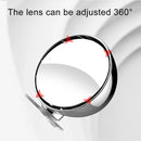 3R-044 Auxiliary Rear View Mirror Car Adjustable Blind Spot Mirror Wide Angle Auxiliary Rear View Side Mirror(Black)
