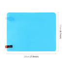 Car PET Rearview Mirror Protective Window Clear Anti-fog Waterproof Rain Shield Film, Size: 20*17cm