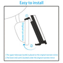 3R-331 Car Truck Interior Rear View Blind Spot Adjustable Wide Angle Curved Mirror, Size: 30*8.5*3.5cm