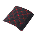 5 PCS Car Hand Brake Cover Shift Knob Gear Stick Cushion Sets Rear View Mirror Sets Cover Car Accessory Interior Decoration Pad(Red)