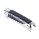 SHUNWEI SD-2002 Car Auto Universal Carbon Fiber Plastic Anti Slip Parking Hand Brake Cover Case Sleeve Black with Sticker Strip(Black)