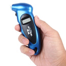 SHUNWEI SD-2802 Digital Tire Pressure Gauge 150 PSI 4 Settings for Car Truck Bicycle with Backlit LCD and Non-Slip Grip(Blue)