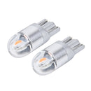 2 PCS T10 2W 2 SMD-3030 LED Car Clearance Lights Lamp, DC 12V (Yellow Light)