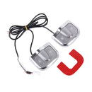 2 PCS LED Car Door Welcome Logo Car Brand Shadow Light Laser Projector Lamp for Benz(Silver)