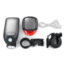 2 PCS 3W 240LM USB Solar Energy Motorcycle / Bicycle Light Set, Front Light+Back Light(White)