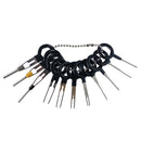11 PCS Auto Car Plug Circuit Board Wire Harness Terminal Extraction Pick Connector Crimp Pin Back Needle Remove Tool