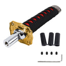 Universal Metal Hand Shape Shank Shape Decorative Strip Hand Brake Lever Hand Brake Cover Grips Hand Brake Protective Cover(Black)